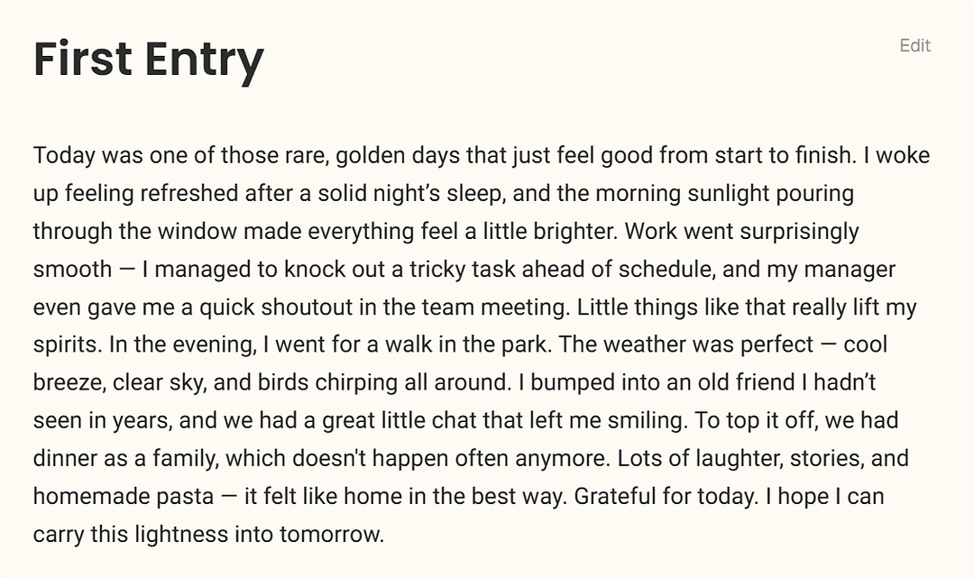 Journal Entry